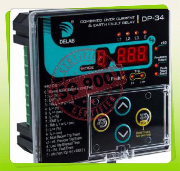 COMBINED OVER CURRENT AND EARTH FAULT RELAY DP-34 