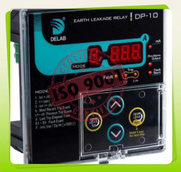 EARTH LEAKAGE RELAY DP-10 