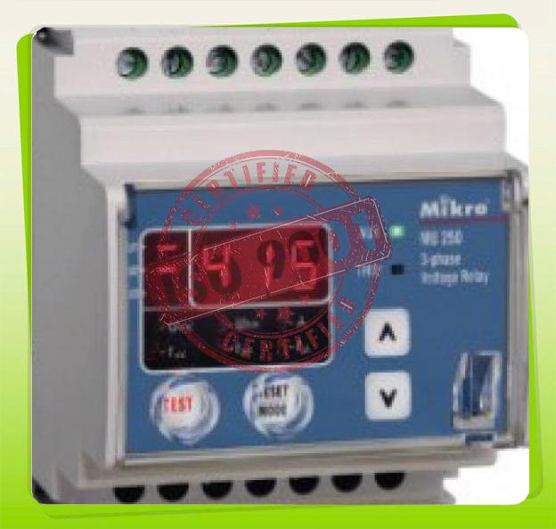 RELAY BẢO VỆ ĐIỆN ÁP – VOLTAGE RELAY MU 250-415V (27, 47, 59) 