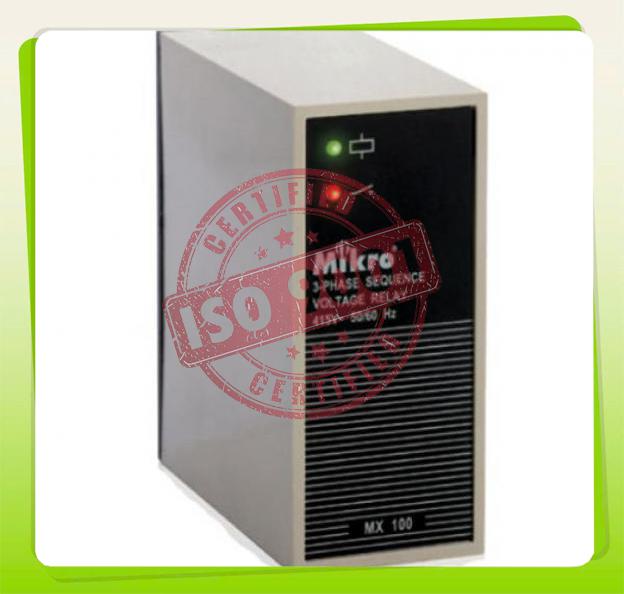 RELAY BẢO VỆ ĐIỆN ÁP – VOLTAGE RELAY MX100 –  400V (47) 